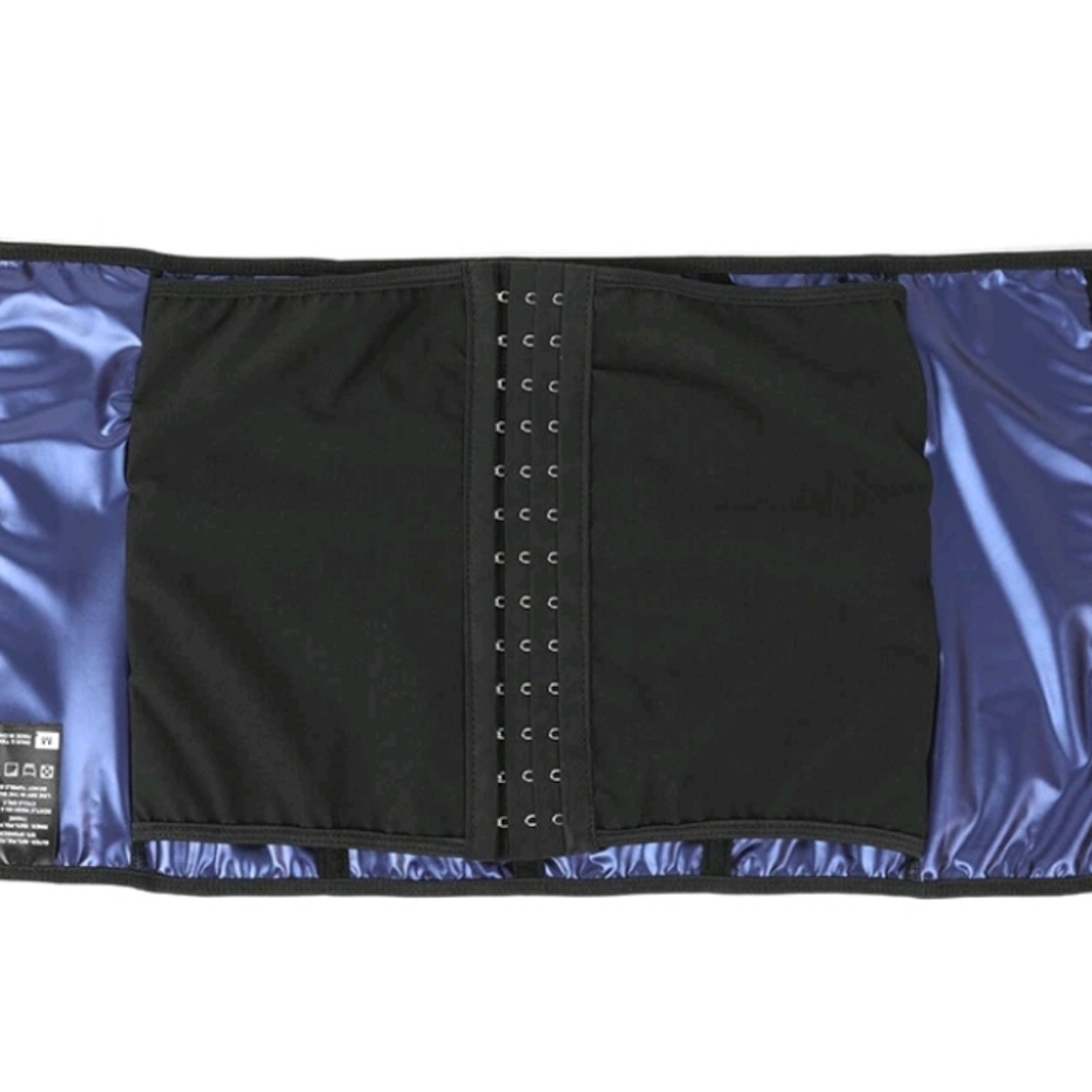 Women Sauna Waist Trainer Lower Belly Corset Tummy Wrap Workout Sweat Belt Band - Picture 3 of 4
